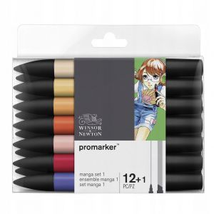 Zestaw Promarkerów Winsor&Newton, 13szt Manga I